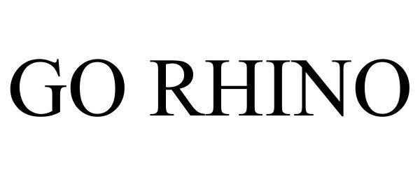 Trademark Logo GO RHINO