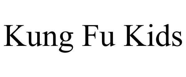 Trademark Logo KUNG FU KIDS