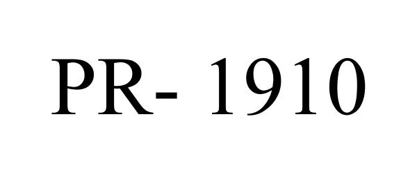  PR- 1910