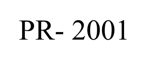  PR- 2001