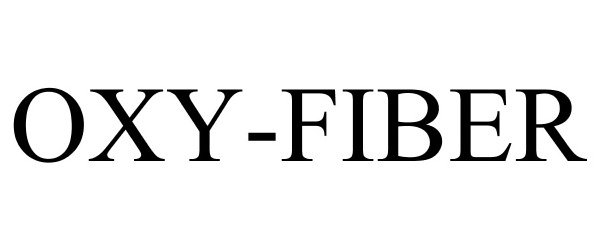 Trademark Logo OXY-FIBER