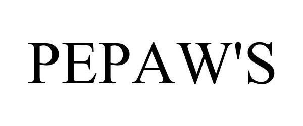 Trademark Logo PEPAW'S