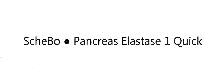  SCHEBO PANCREAS ELASTASE 1 QUICK