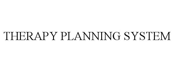  THERAPY PLANNING SYSTEM
