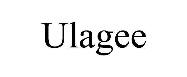 Trademark Logo ULAGEE