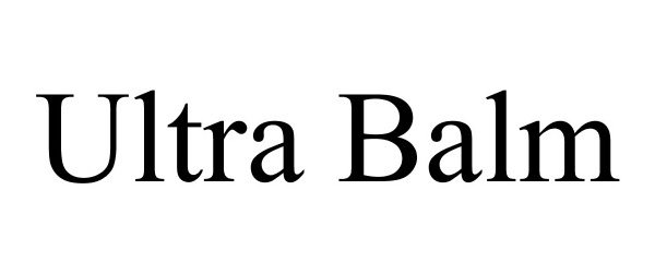 Trademark Logo ULTRA BALM