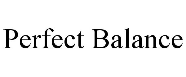 Trademark Logo PERFECT BALANCE