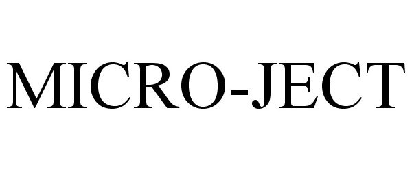 Trademark Logo MICRO-JECT