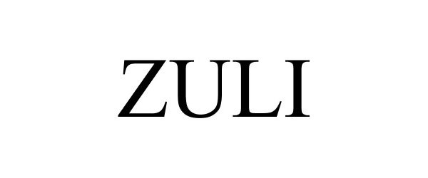 Trademark Logo ZULI