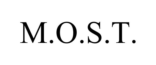 Trademark Logo M.O.S.T.