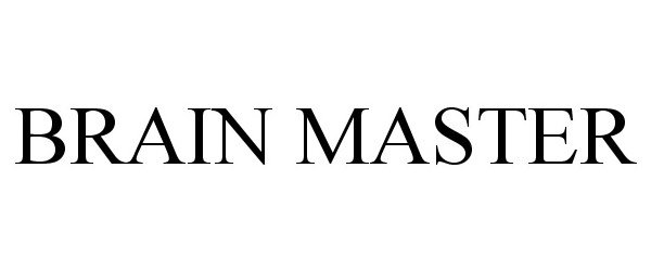 Trademark Logo BRAIN MASTER