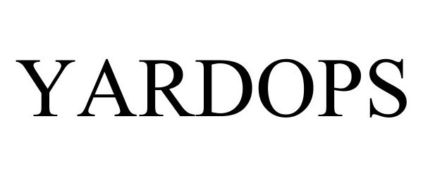 Trademark Logo YARDOPS