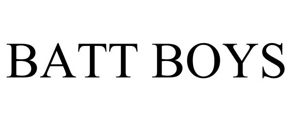 Trademark Logo BATT BOYS