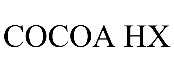 Trademark Logo COCOA HX