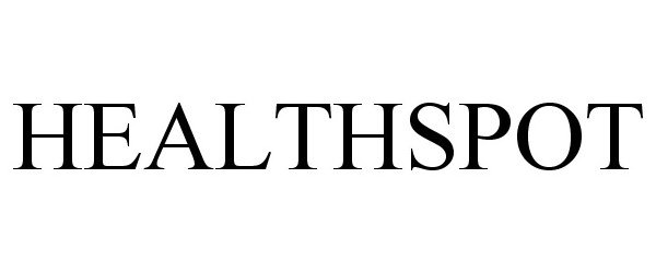 Trademark Logo HEALTHSPOT