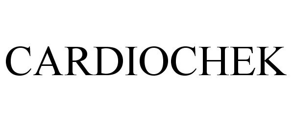 Trademark Logo CARDIOCHEK