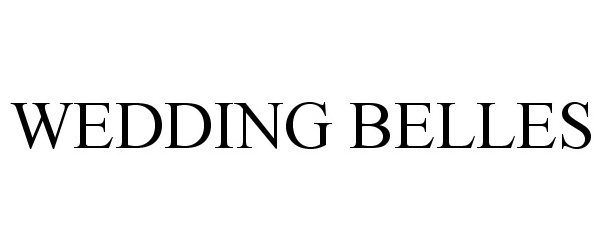 Trademark Logo WEDDING BELLES