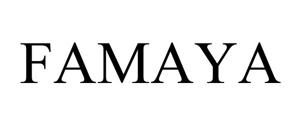 Trademark Logo FAMAYA