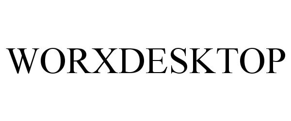 Trademark Logo WORXDESKTOP