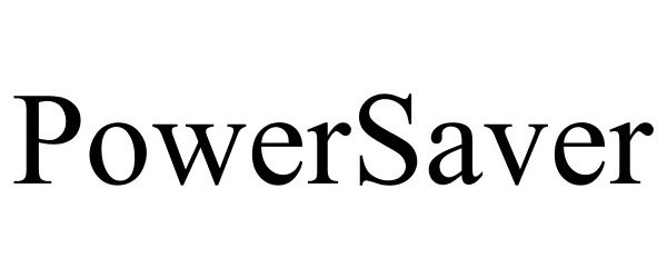 Trademark Logo POWERSAVER