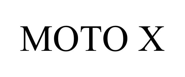 Trademark Logo MOTO X