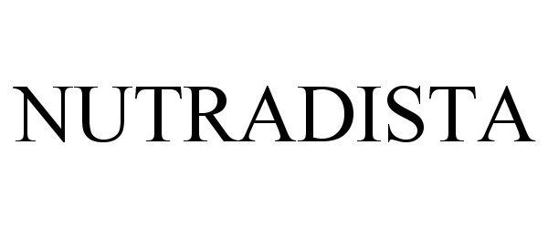 Trademark Logo NUTRADISTA