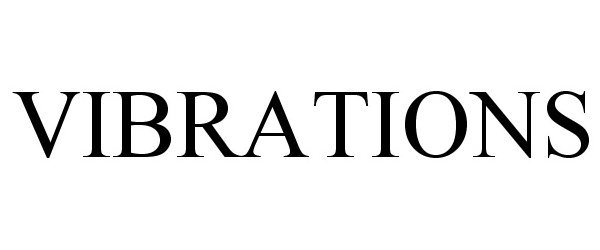 Trademark Logo VIBRATIONS