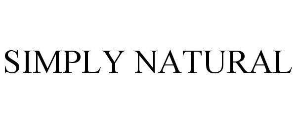 Trademark Logo SIMPLY NATURAL