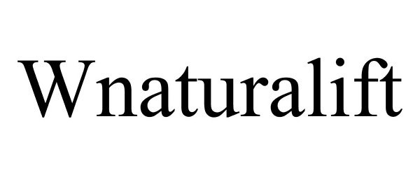 Trademark Logo WNATURALIFT