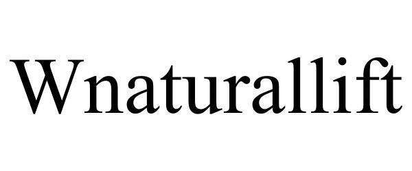 Trademark Logo WNATURALLIFT