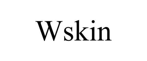 Trademark Logo WSKIN