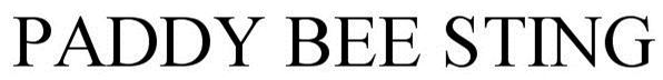 Trademark Logo PADDY BEE STING