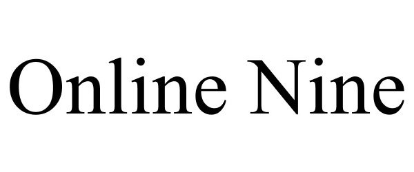Trademark Logo ONLINE NINE