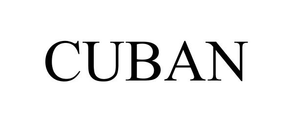 Trademark Logo CUBAN