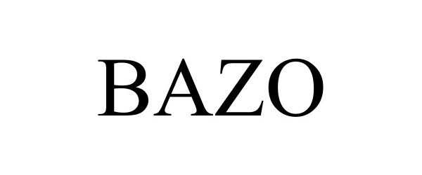 Trademark Logo BAZO
