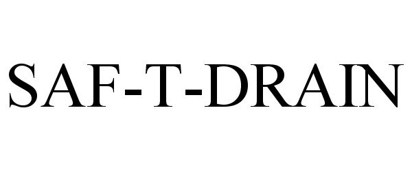 Trademark Logo SAF-T-DRAIN