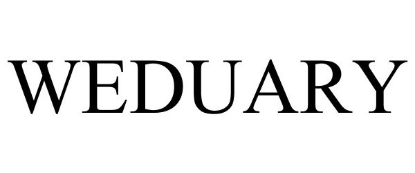 Trademark Logo WEDUARY