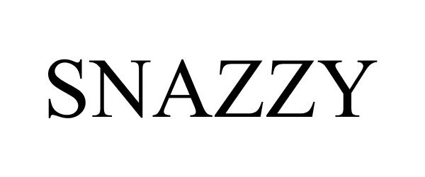 Trademark Logo SNAZZY