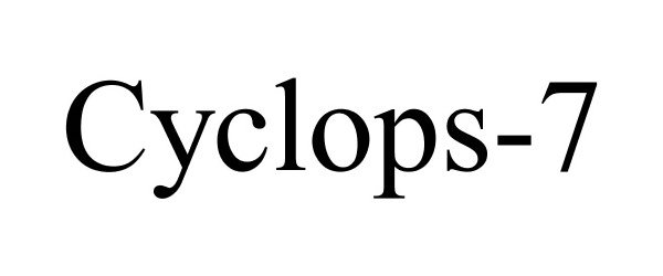 Trademark Logo CYCLOPS-7