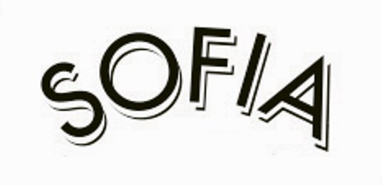 Trademark Logo SOFIA