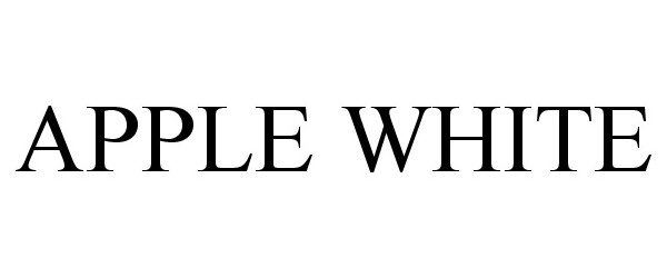  APPLE WHITE