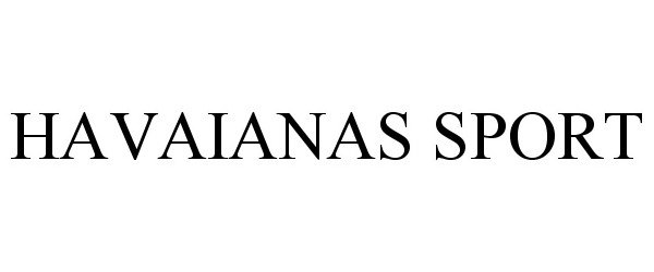 Trademark Logo HAVAIANAS SPORT