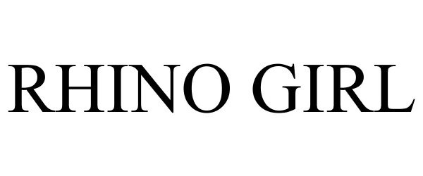 Trademark Logo RHINO GIRL