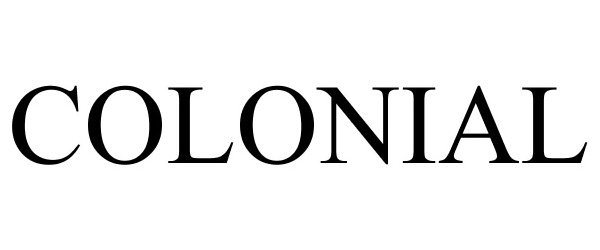 Trademark Logo COLONIAL