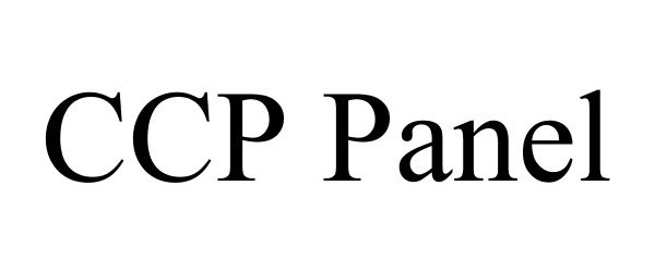 Trademark Logo CCP PANEL