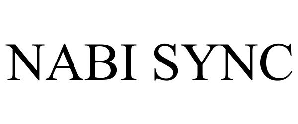 Trademark Logo NABI SYNC
