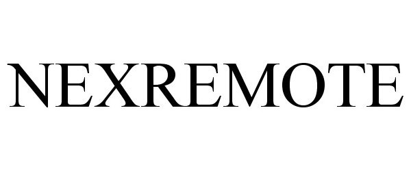 Trademark Logo NEXREMOTE