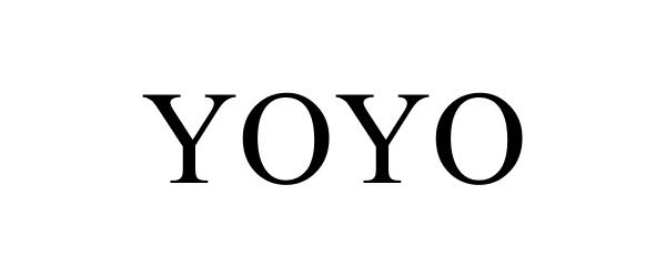 Trademark Logo YOYO