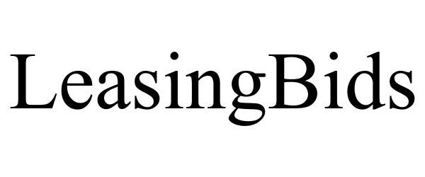 Trademark Logo LEASINGBIDS