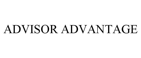 Trademark Logo ADVISOR ADVANTAGE
